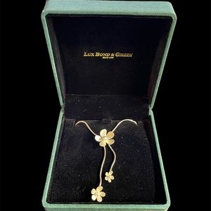 KELIM "FORGET-ME-NOT" DANGLE NECKLACE 925 Sterling Silver